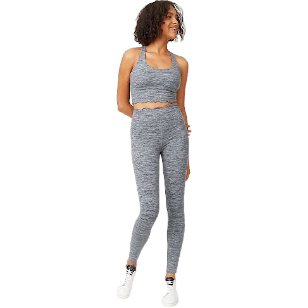 Club Monaco Lidiane Legging Marled Gray Athleisure Yoga Workout Small